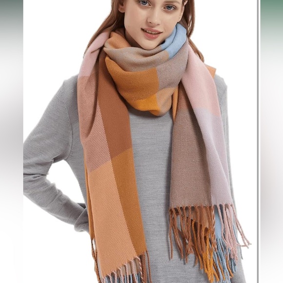 Colorful Patchwork Scarf/wrap - Picture 4 of 7